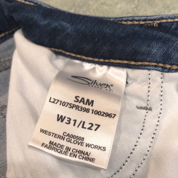 Silver skinny jeans - Picture 2 of 3